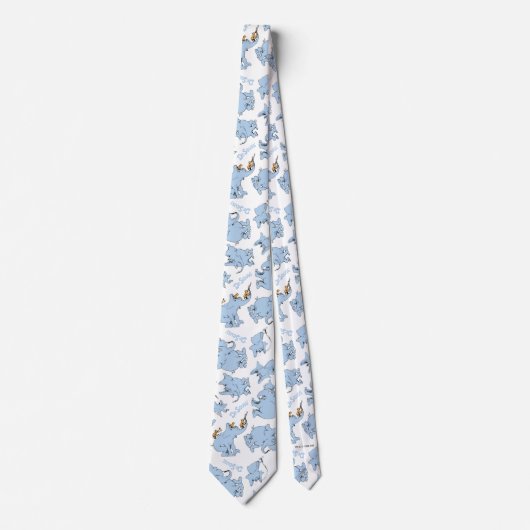 Horton Hears A Who Monkey Pattern ネクタイ (正面)