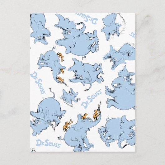 Horton Hears A Who Monkey Pattern ポストカード (正面)