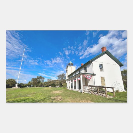 Horton Point Light house, New York Stickers 長方形シール (正面)