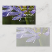 Hortus -アガパンサス属の名刺 名刺 (正面/裏面)