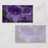 Hortus -中国のなホタルブクロの名刺 名刺 (正面/裏面)