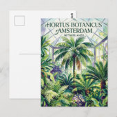 Hortus Botanicus Amsterdam Netherlands ポストカード (正面/裏面)