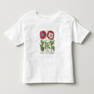 「Hortus Eystettensisからの装飾用のケシ、 トドラーTシャツ