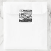 Hortus Palatinusハイデルベルクの迷路(carrivi) スクエアシール (バッグ)