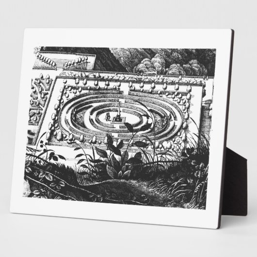 Hortus Palatinusハイデルベルクの迷路(carrivi) フォトプラーク (側面)