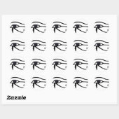 HORUSのエジプトの目 ラウンドシール (シート)