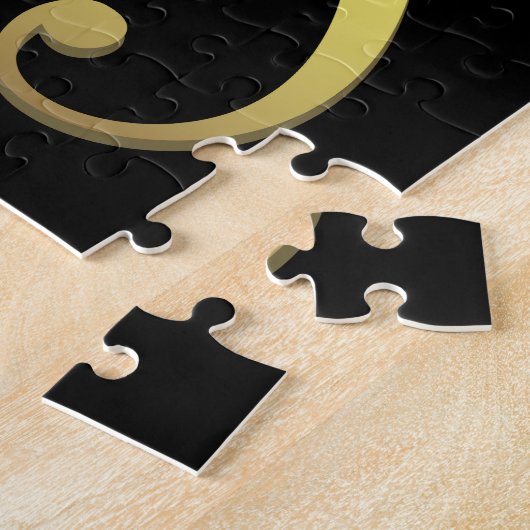 horusのエジプト人の記号の目 ジグソーパズル (側面)