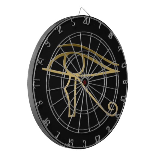 Horusのエジプト人の記号の目 ダーツボード (正面左)