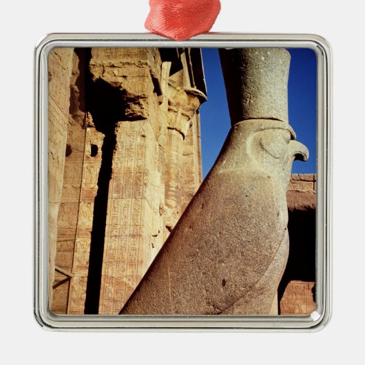 Horusの彫像 メタルオーナメント (正面)