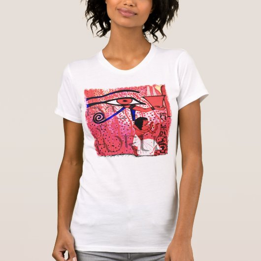 Horusの服装の目 Tシャツ (正面)