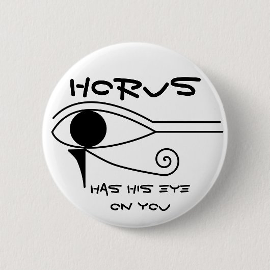 Horusの目 缶バッジ (正面)