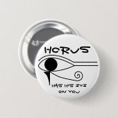 Horusの目 缶バッジ (正面&裏面)