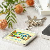 Horusの開運のお守りのすべての見る目 キーホルダー (側面)