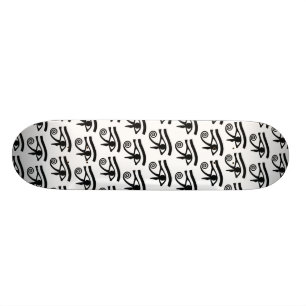 HorusのHieroglyphicパターンのエジプトの目 スケートボード