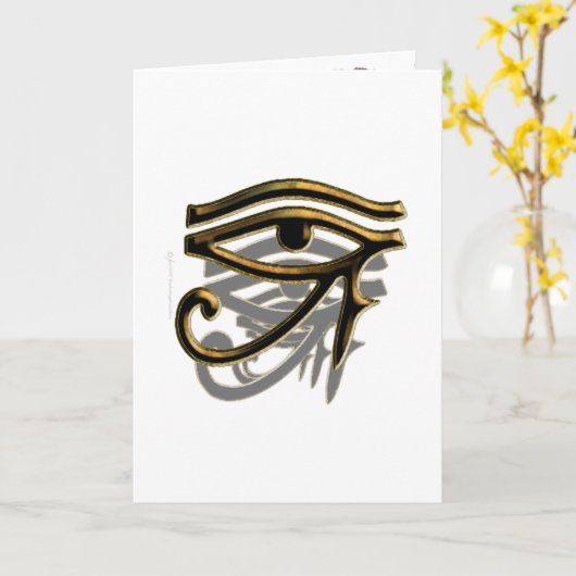 Horusカードの目 カード (黄色い花)