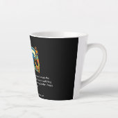 Horusロゴの神秘的な目を持つ超能力者 カフェラテマグ (右)