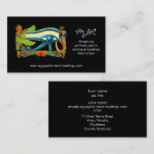 Horusロゴの神秘的な目を持つ超能力者 名刺 (正面/裏面)