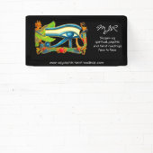 Horusロゴの神秘的な目を持つ超能力者 横断幕 (インサイチュ)