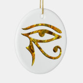 Horus -金ゴールドの目 セラミックオーナメント (右)