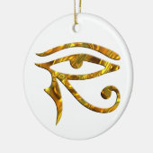 Horus -金ゴールドの目 セラミックオーナメント (左)