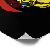 Horus Egyptian God Ra Pyramids Ancient Mythology ポスター (角)