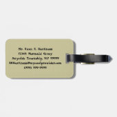 Horus Lagageタグ ラゲッジタグ (裏面横)