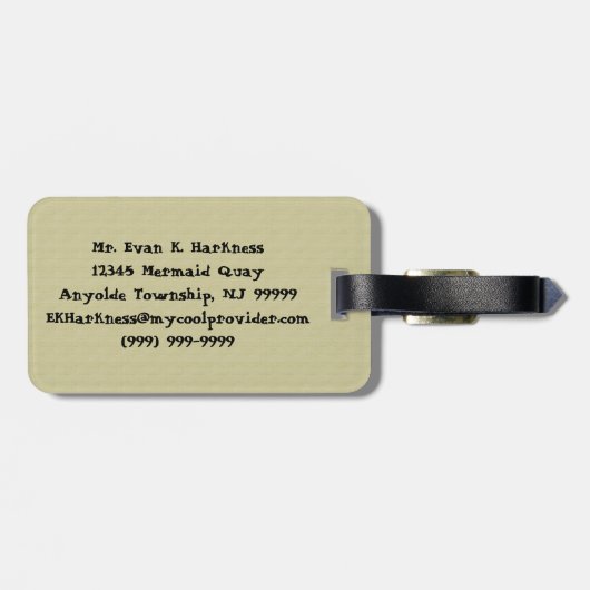 Horus Lagageタグ ラゲッジタグ (裏面横)