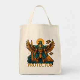 Horus the Protector – Bold Ancient Egyptian Falcon トートバッグ