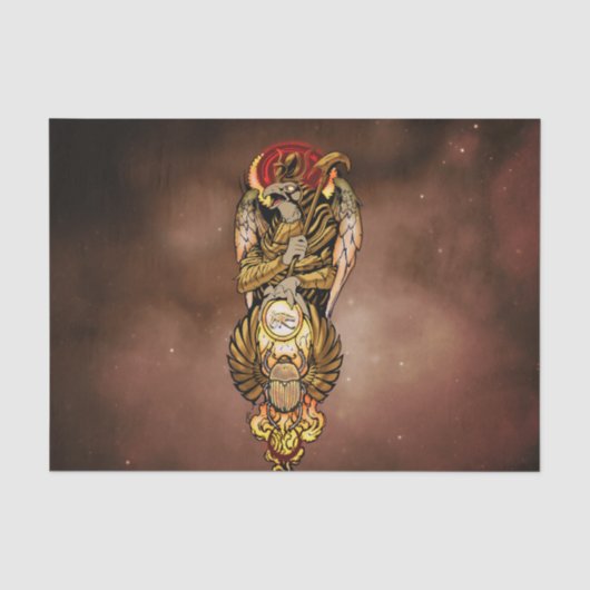 Horus with all seeing eye 薄葉紙 (正面)