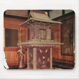 Horyu Jiの寺院からのTamamushiの神社 マウスパッド