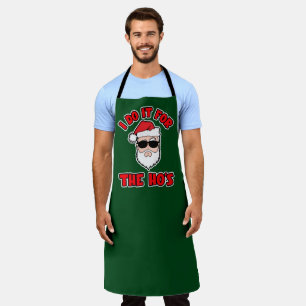 HO'Sのためにやるのさ Santa Screwball Graphics エプロン