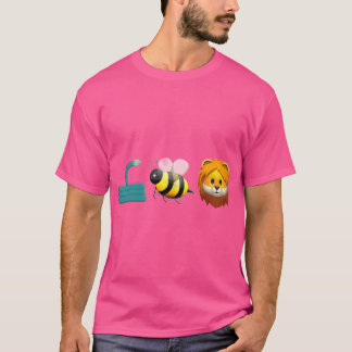 Hose Bee Lion Emoji boy Tシャツ