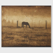 Hose Country 素朴ヴィンテージテクスチャデコパージ ラッピングペーパー (フラット)