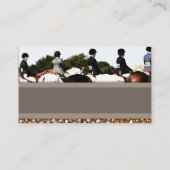 Hose Show Line Up Equestrianプロファイルカード 名刺 (裏面)