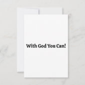 Hosea 11:10 KJVバイブルVerse Flat Greeting Card カード (裏面)