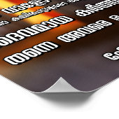 Hosea 1:7マラヤラム語の聖句 ポスター (角)