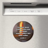 Hosea 1:7マラヤラム語の聖句 マグネット (インサイチュ (食洗機))