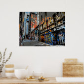 Hosier Lane's Street Art and Graffiti - Melbourne ポスター (キッチン)