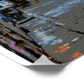 Hosier Lane's Street Art and Graffiti - Melbourne ポスター (角)