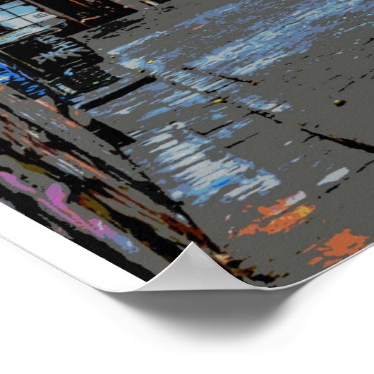 Hosier Lane's Street Art and Graffiti - Melbourne ポスター (角)