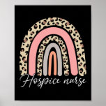 Hospice Nurse Leopard Rainbow Graduation Medical ポスター<br><div class="desc">Hospice Nurse Leopard Rainbow Graduation Medical Nursing RN Gift. Perfect gift for your dad,  mom,  papa,  men,  women,  friend and family members on Thanksgiving Day,  Christmas Day,  Mothers Day,  Fathers Day,  4th of July,  1776 Independent day,  Veterans Day,  Halloween Day,  Patrick's Day</div>
