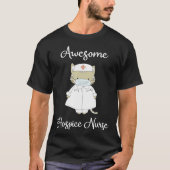 Hospice Nurse  Nurses Graduation Awesome Nurse Cat Tシャツ (正面)