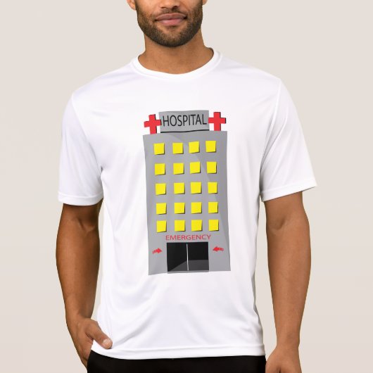 Hospital Building Emergency Entrance Tシャツ (正面)