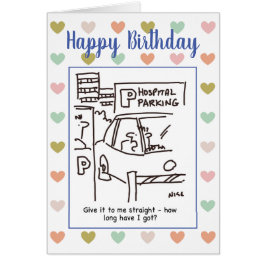 Hospital Car Parking Car on a Car Park Cartoon