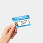 Hospital Doctor Nurse Care Security Photo ID バッジ (手持ち)