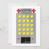 Hospital Emergency Medical Building 招待状 (正面)