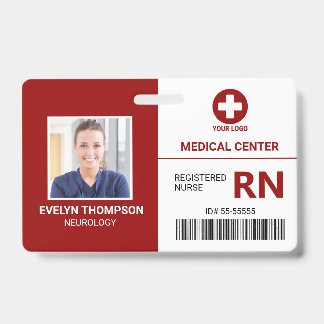 Hospital Medical Employee – 医師ナース写真ID バッジ