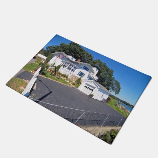 Hospital Point Light house, Massachusetts Door Mat ドアマット (アングル)