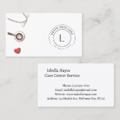 Hospital Staff Doctor Nursing Business Card 名刺 (正面/裏面)