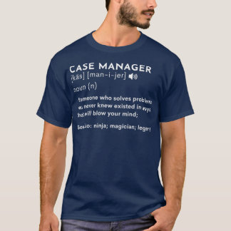 Hospital Superhuman in healthcareのケース・マネージャ Tシャツ